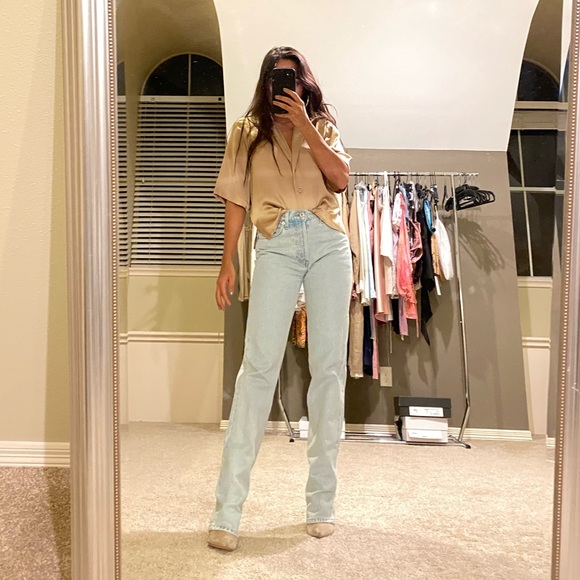 ❌SOLD 💀Orseund Iris  Le Funk Silk Satin Box Top - Picture 13 of 14